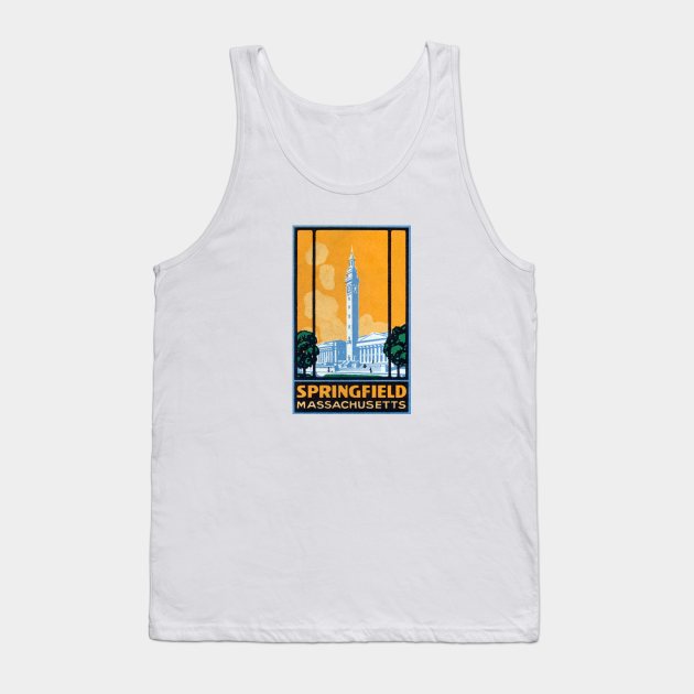 1913 Springfield Massachusetts Tank Top by historicimage